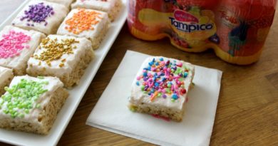 Frosted Rice Crispy Treats