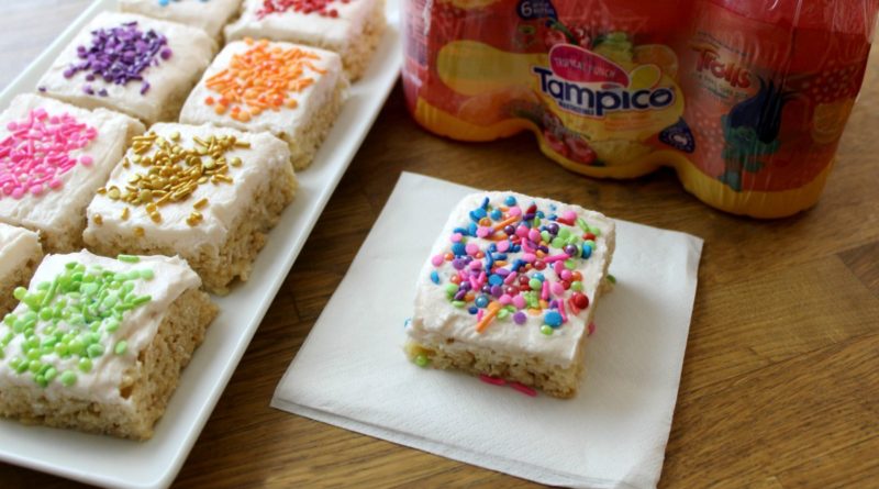 Frosted Rice Crispy Treats