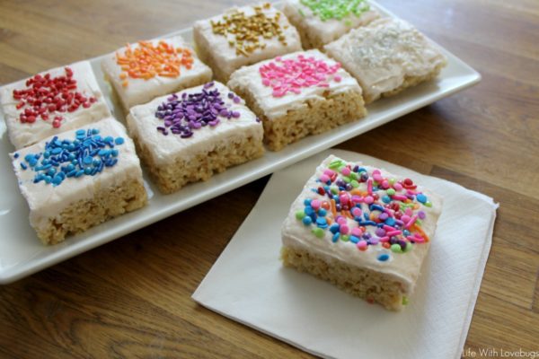 Frosted Rice Crispy Treats