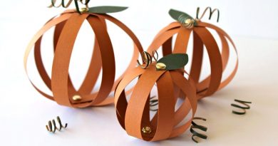 How to Make Paper Pumpkins