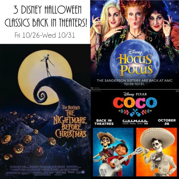 3 Disney Halloween Classic Back in Theaters: Hocus Pocus