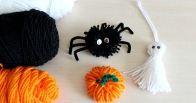 Halloween PomPom Characters