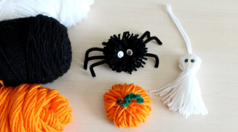 Halloween PomPom Characters