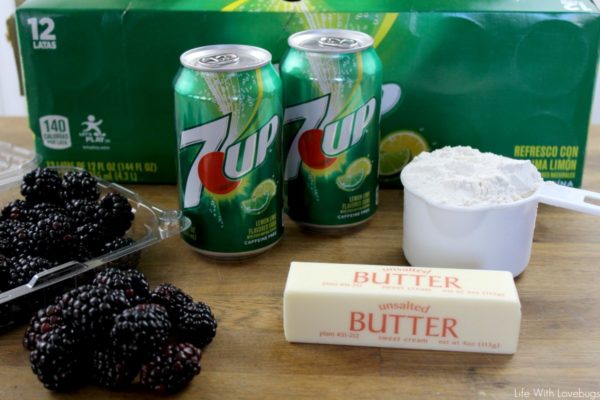 7UP Blackberry Shortcake