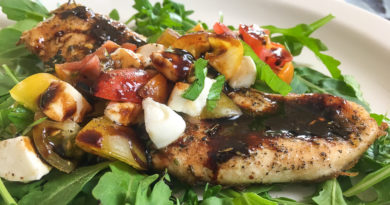 Caprese Chicken with Balsamic Glaze