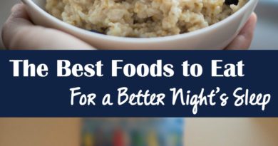 The Best Foods to Eat for a Better Nights Sleep