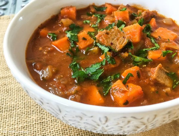 Spicy Pork and Sweet Potato Soup