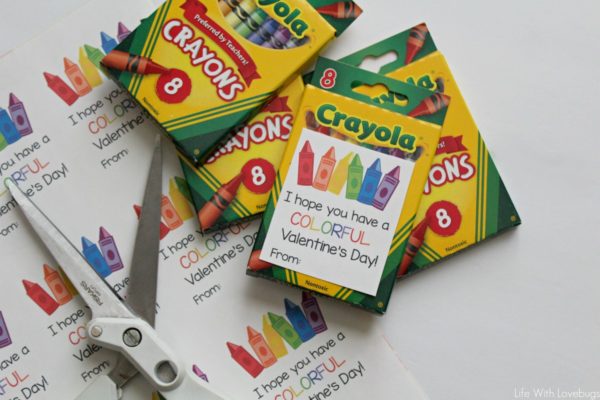 Valentines Day Crayon Box Printable