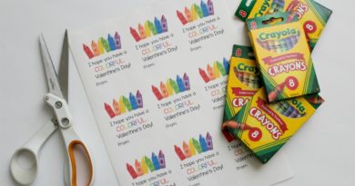 Valentines Day Crayon Box Printable