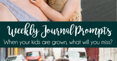 Weekly Journal Prompt - Need inspiration for your journal? Follow these prompts!