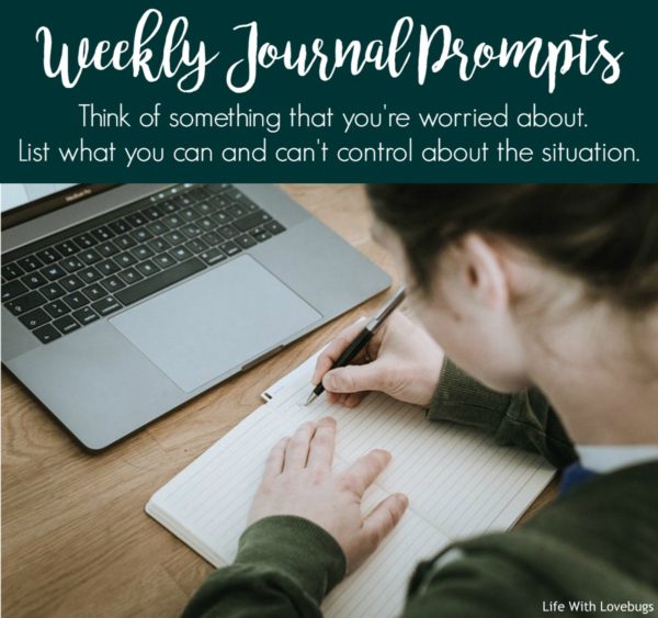 Weekly Journal Prompt - Need inspiration for your journal? Follow these prompts!