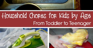 Household Chores for Kids of All Ages - From Toddlers to Teenagers