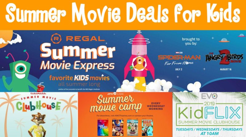 Summer Movie Deals for Kids