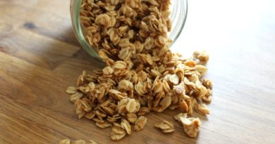 Easy Homemade 5 Ingredient Honey Granola