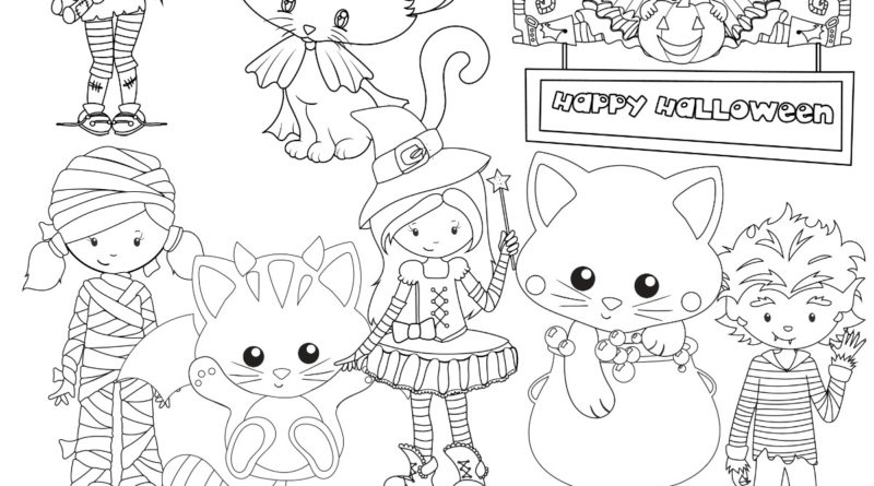 Printable Halloween Coloring Pages