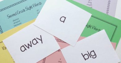 Sight Words Printable Lists and Flashcards for Grades PreK-3rd