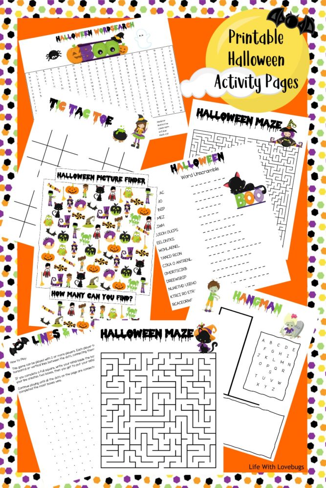 Word Game Halloween Game Printable Halloween Games for Kids 