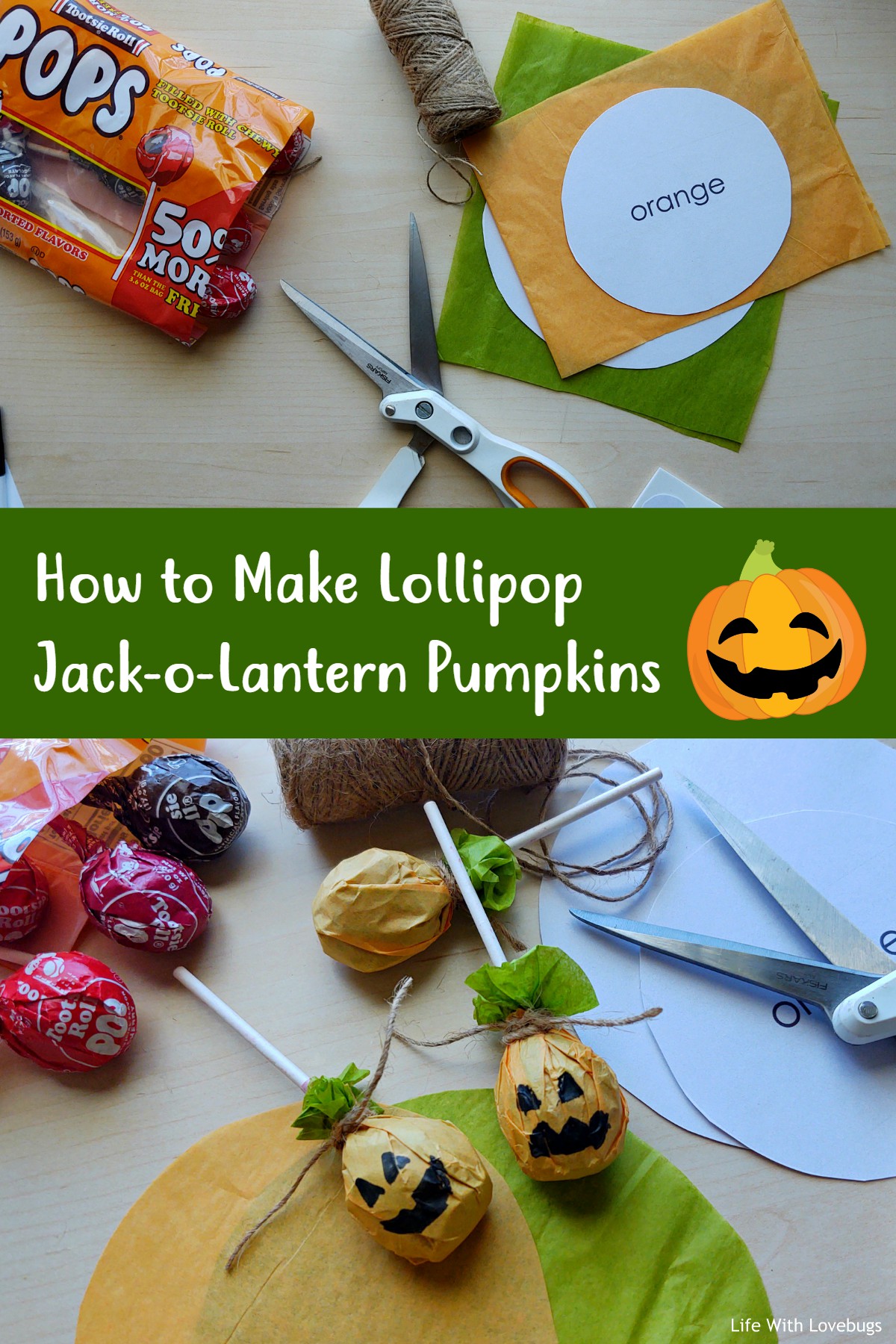 Tissue Paper Pumpkins - DIY Bucket List