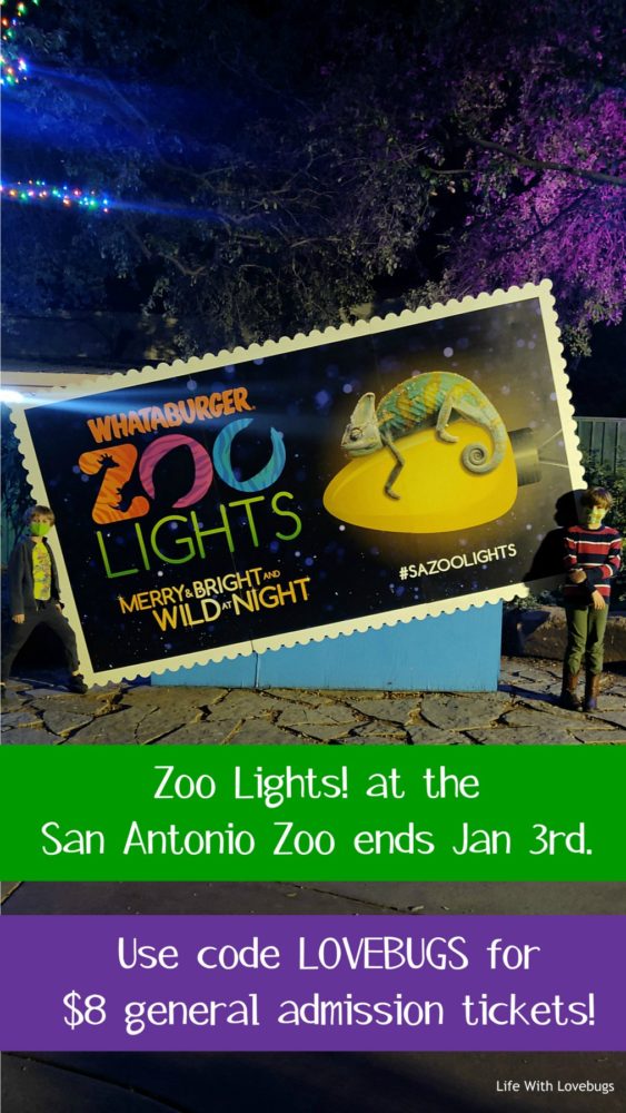 San Antonio Zoo Lights 2020